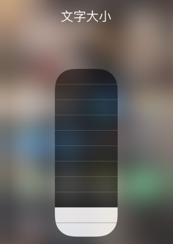 泗阳苹果手机维修分享小技巧：在 iPhone 控制中心快速调节字体大小 